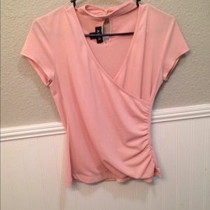 Peachy pink chocker shirt